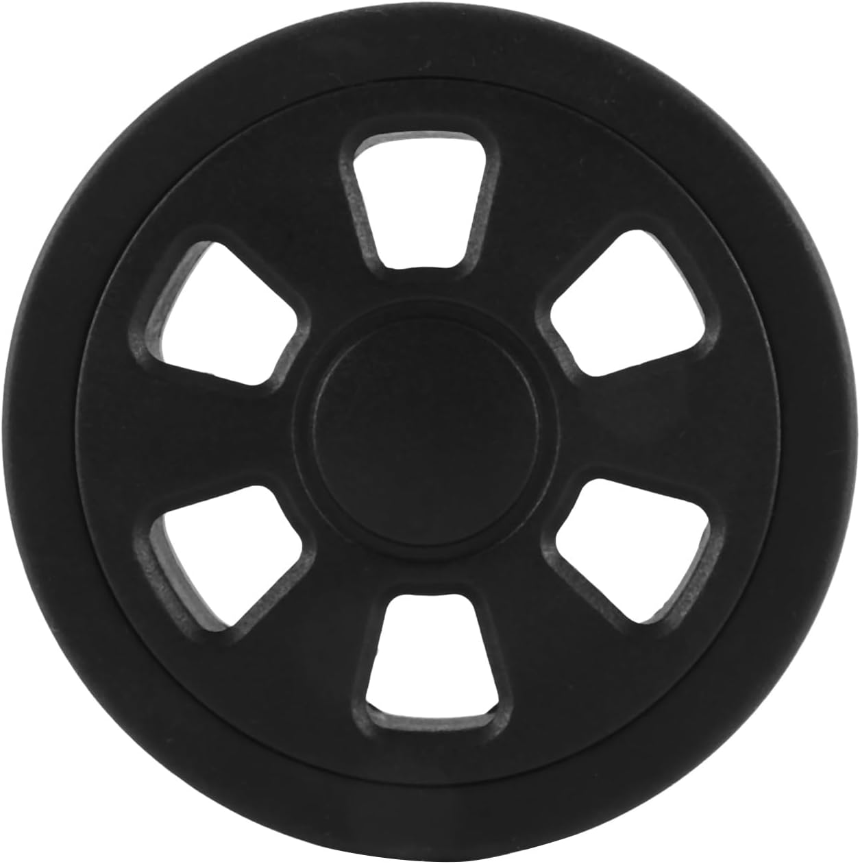 60Mm X 12Mm Luggage Wheels Replacement Wear PU Suitcase Wheels Black 2Pair image number 2