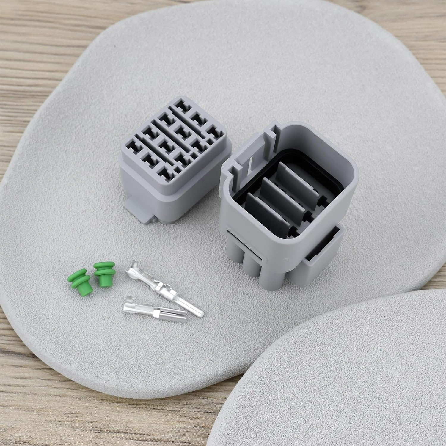 LT Easiyl 2 Pairs 12-Pin Waterproof Electrical Connector Plug Set Male and Female Socket with Terminals and Seals for Car Boat Motorcycle ATV Wiring