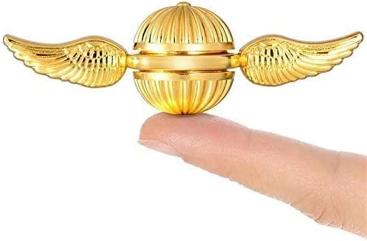 Fidget Hand Spinner Toys for Kids Adults, Sensory Magic Orb Gifts for Fans of the Medieval Magical World, Idea Finger Toys for Stress Relief anti Anxiety(Golden) image number 4