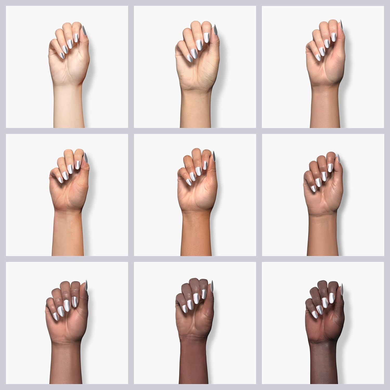 KYDA 18Ml Gold Mirror Nail Polish, Bright Glossy Mirror Polish for Nails Art, Longlasting Shine Metallic Effect Nails Art, Gorgeous Reflective Manicure Nail Lacquers-Silver, 0.61 Fl Oz - A-Gold image number 4