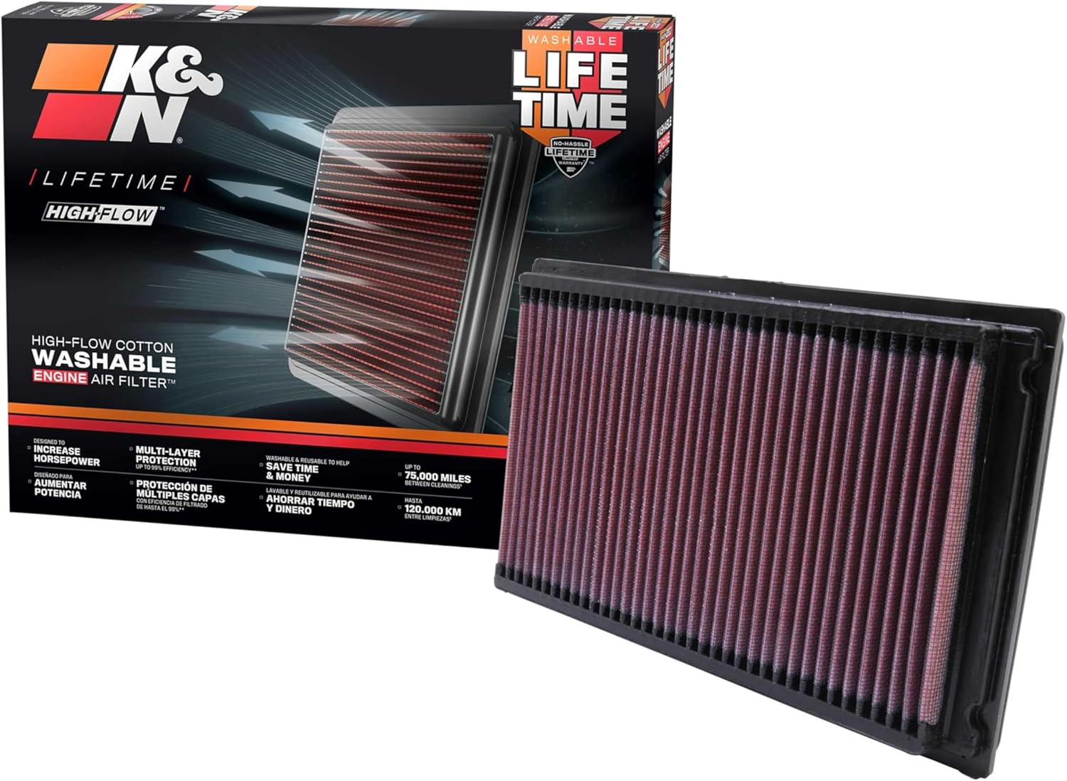 K&N 33-2031-2 High Performance Replacement Air Filter image number 6