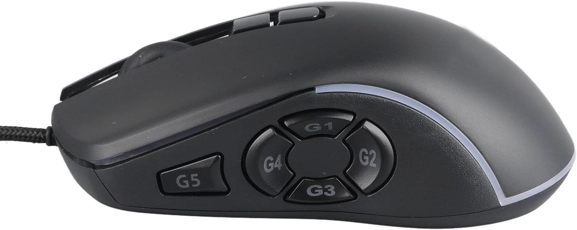 Wired Gaming Mouse, RGB Backlit, 6 Adjustable DPI, 10 Programmable Buttons, Corded Gamer Mouse for PC Computer and Laptop (1) image number 3