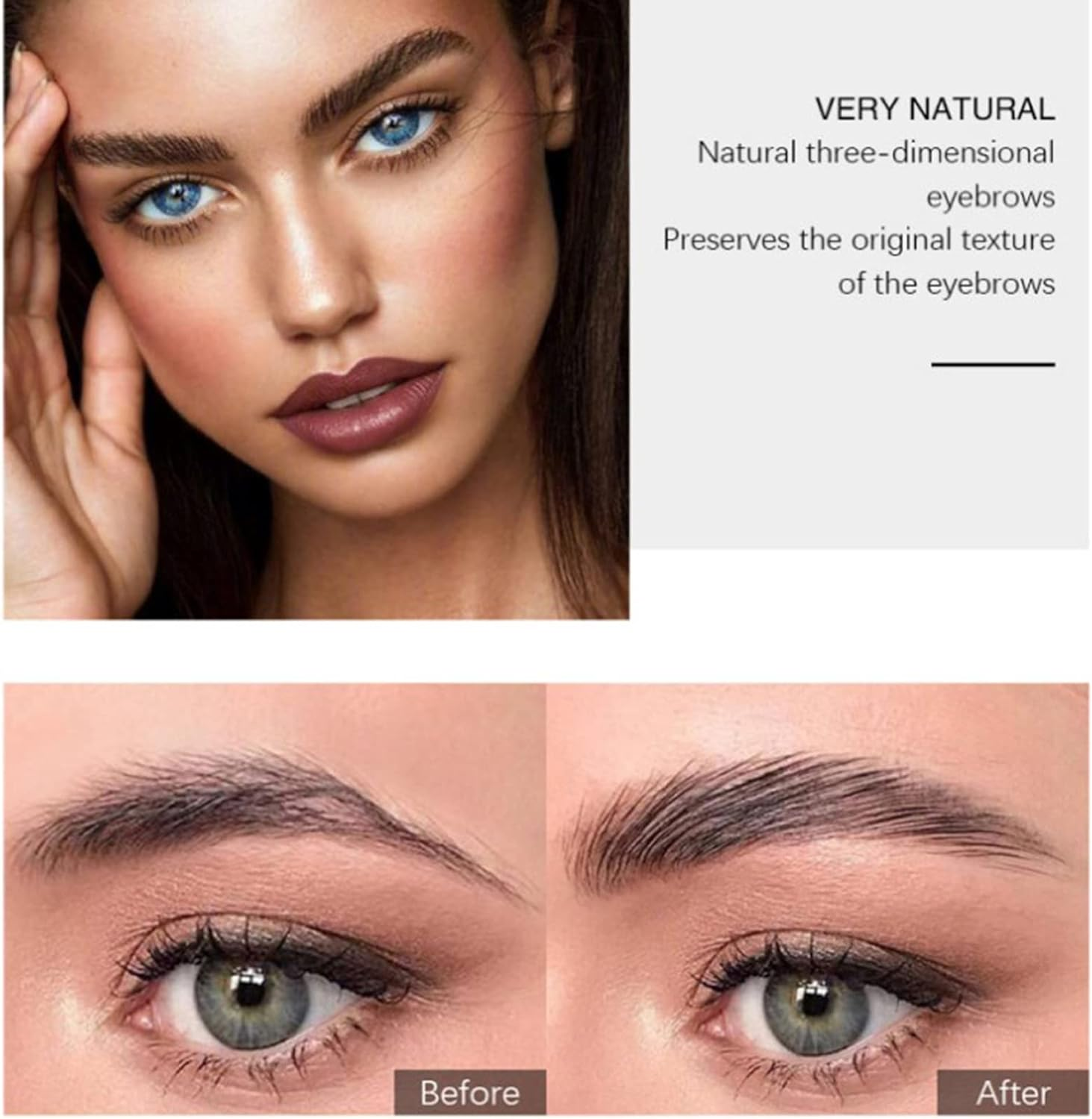 Brow Lamination Kit, Eyebrow Lamination Kit, Eyebrow Tint, DIY 3D Eyebrow Lift Set, 6 Weeks Long Lasting, Semi-Permanent Brow Perm Kit Suitable for Home DIY & Salon Use - Vegan, Cruelty-Free - 2 image number 5