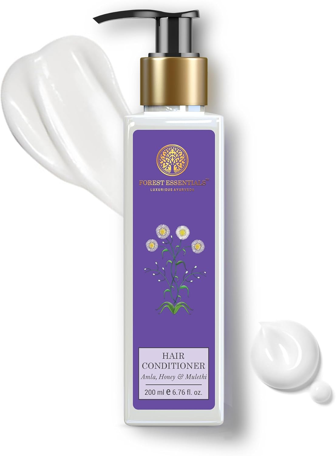 Forest Essentials Hair Conditioner, Amla, Honey and Mulethi, 200Ml image number 1