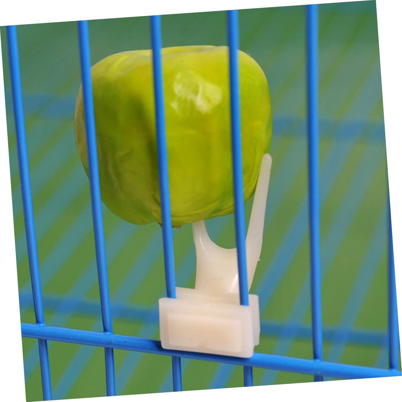 Parliky Parrot Bird Fruit Fork Feeder Tool Multi-Functional Sturdy Plastic 9Cm Feeding Accessory for Outdoor Bird Feeders image number 4