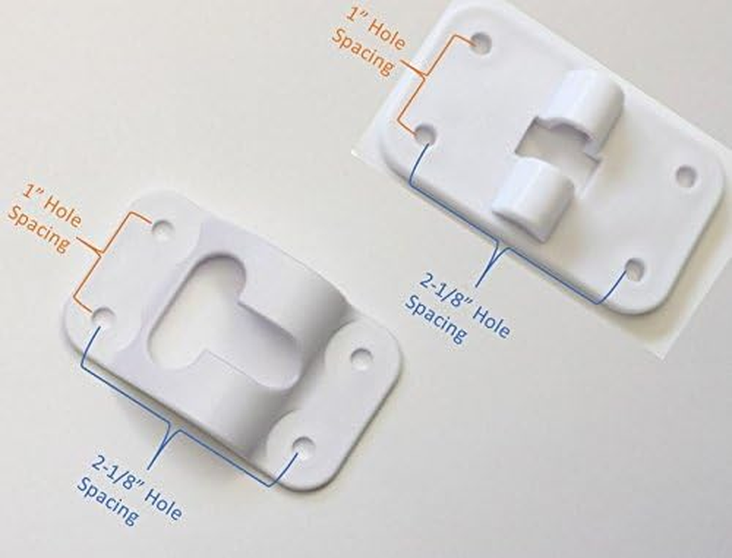 2 Pack: RV T-Style Door Holder Catch 3-1/2 for Latch Holder Camper Trailer Cargo Hatch White image number 4