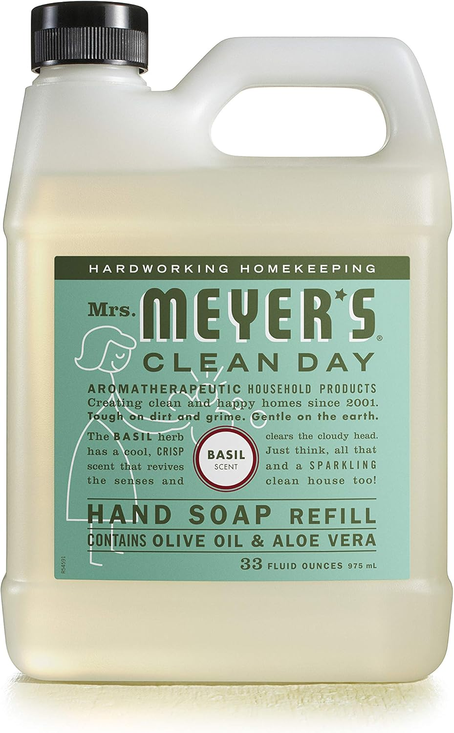 Mrs. Meyer'S Hand Soap Liq Refl Basil 33 Fz image number 5