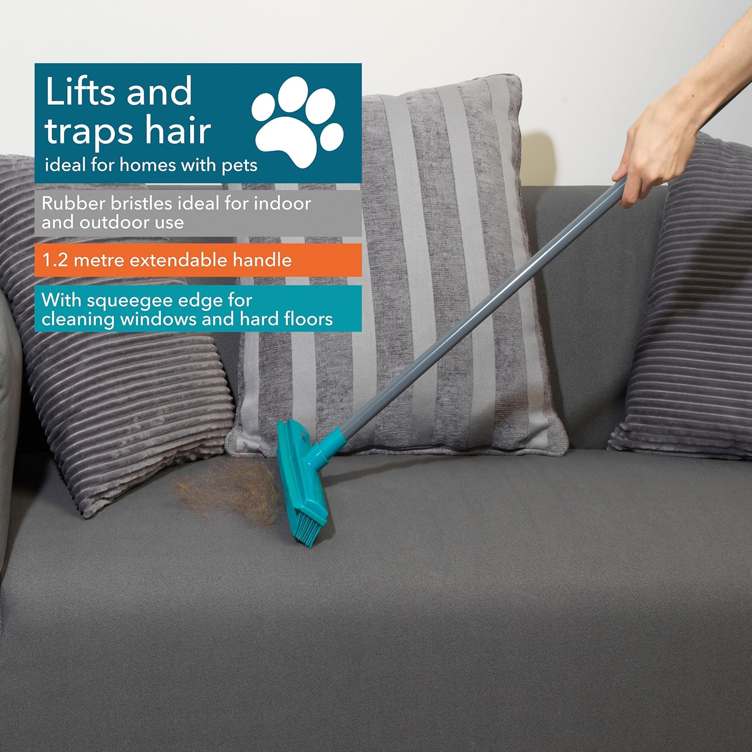 Beldray Pet plus Rubber Head Broom