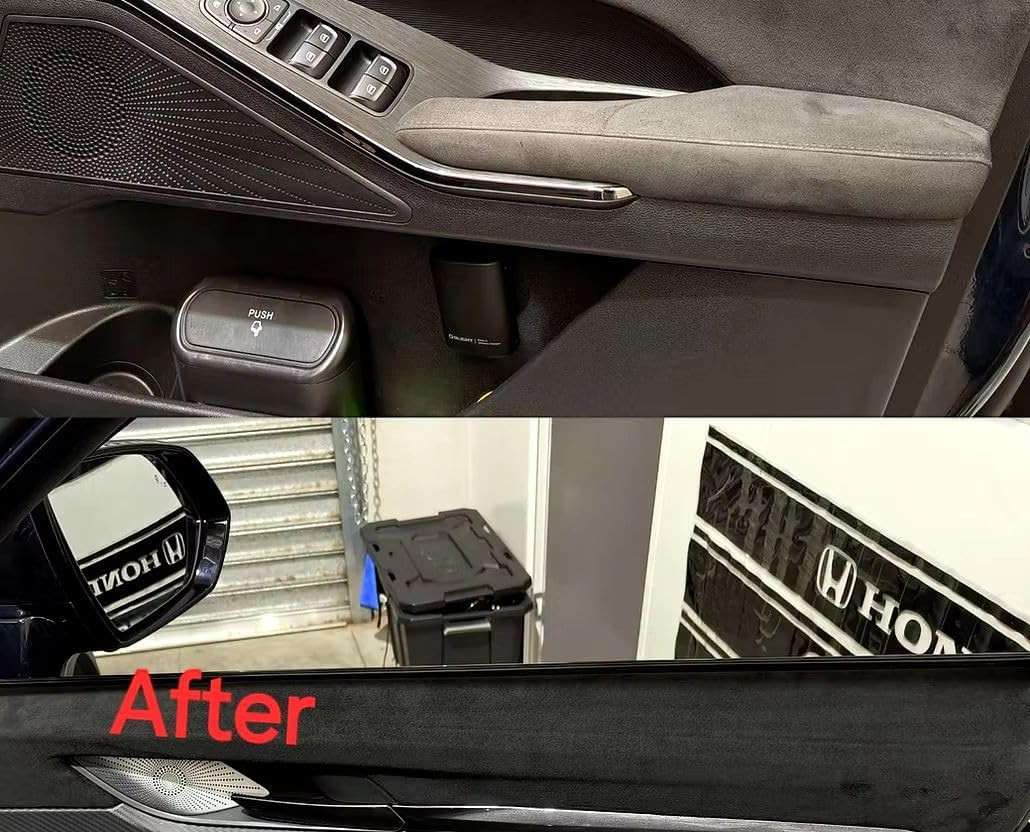 Self Adhesive Alcantara Style Warp (Black Colour) - Black Grey image number 6