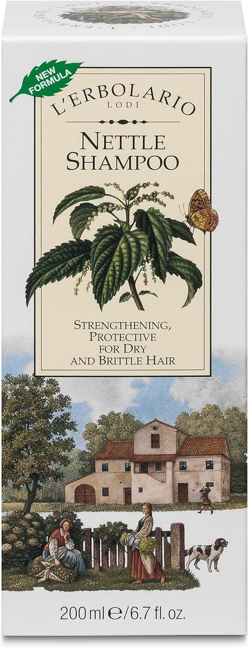 Lerbolario Nettle Dioica Shampoo for Unisex 6.7 Oz Shampoo image number 1