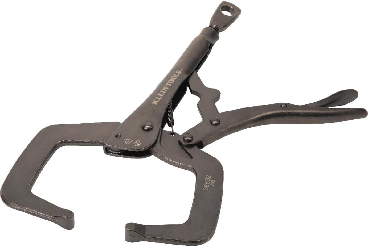 Klein Tools A-38632 C-Clamp Locking Pliers Standard-Jaws 11" image number 1