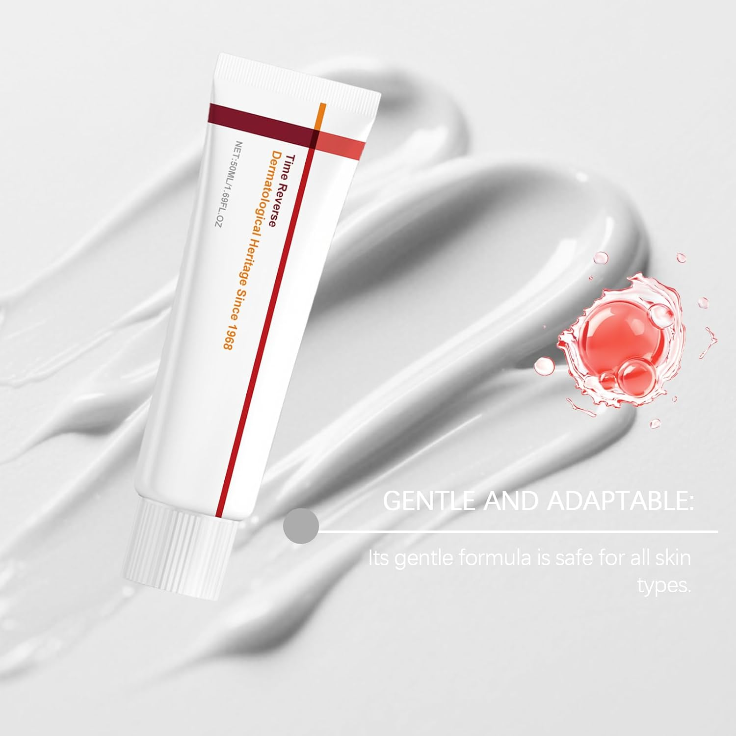 Cream Time Reverse - Advanced Fast-Absorbing & Nourishing, Retinol Wrinkle-Reducing Face Cream with Centella Asiatica, Skin Hydrating & Firming, Anti-Aging Facial Skincare for All Skin (2PCS) image number 1