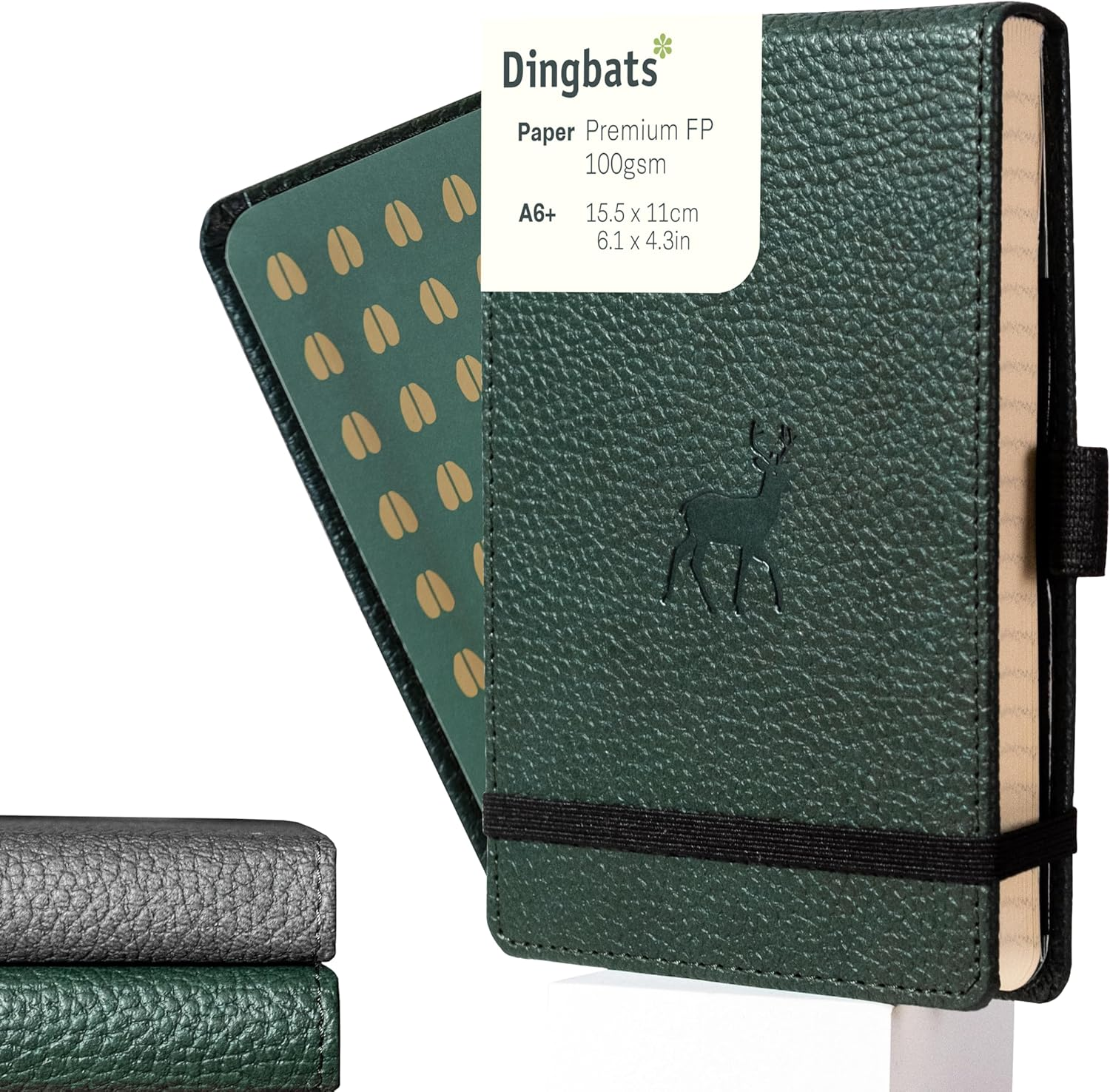 A6+ Reporter Green Deer Dotted