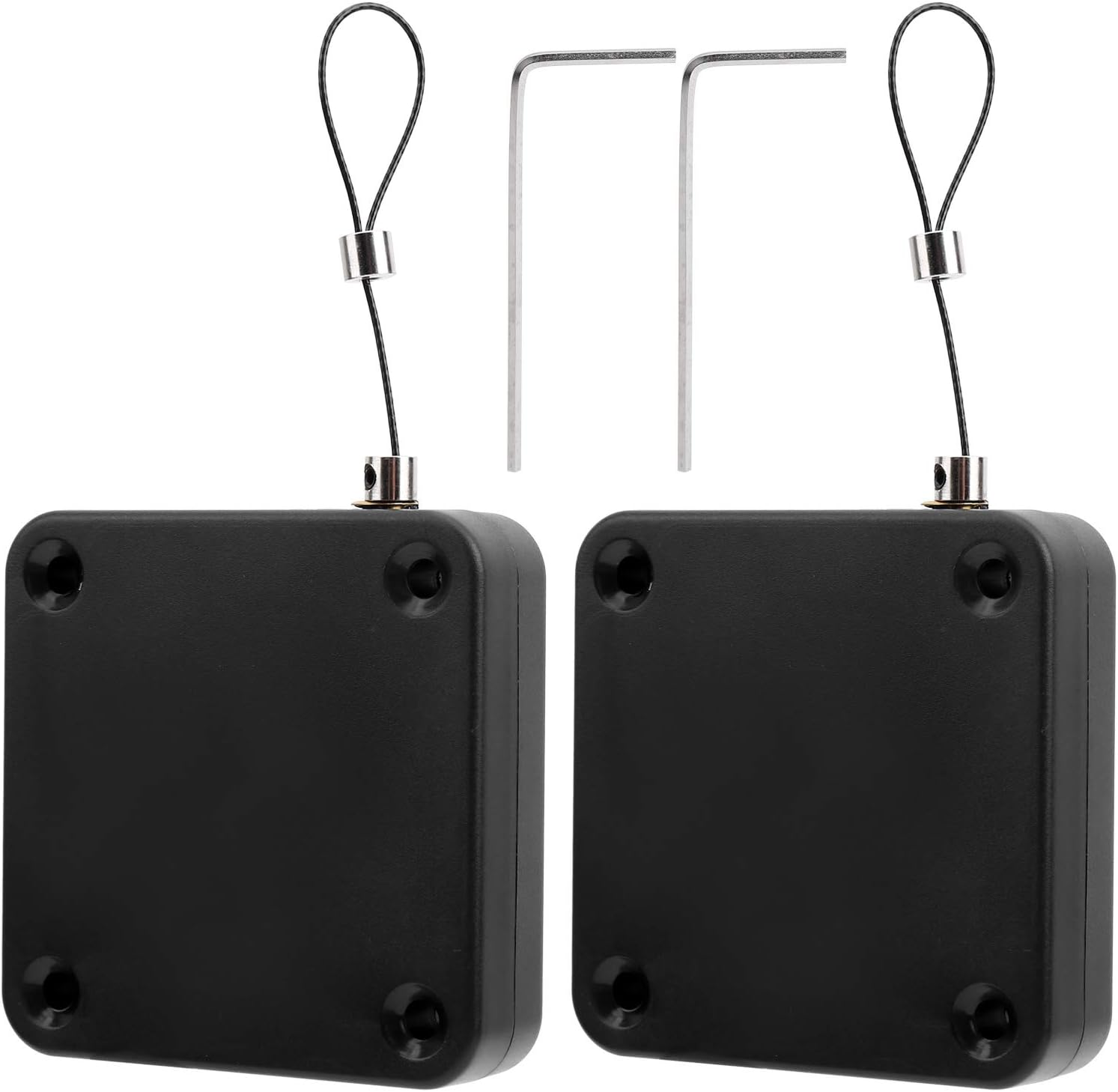 2Pcs Automatic Door Closer Sensor Punch, Small Portable Device for Home Office Doors Off, Installed without Holes for Company Office image number 5