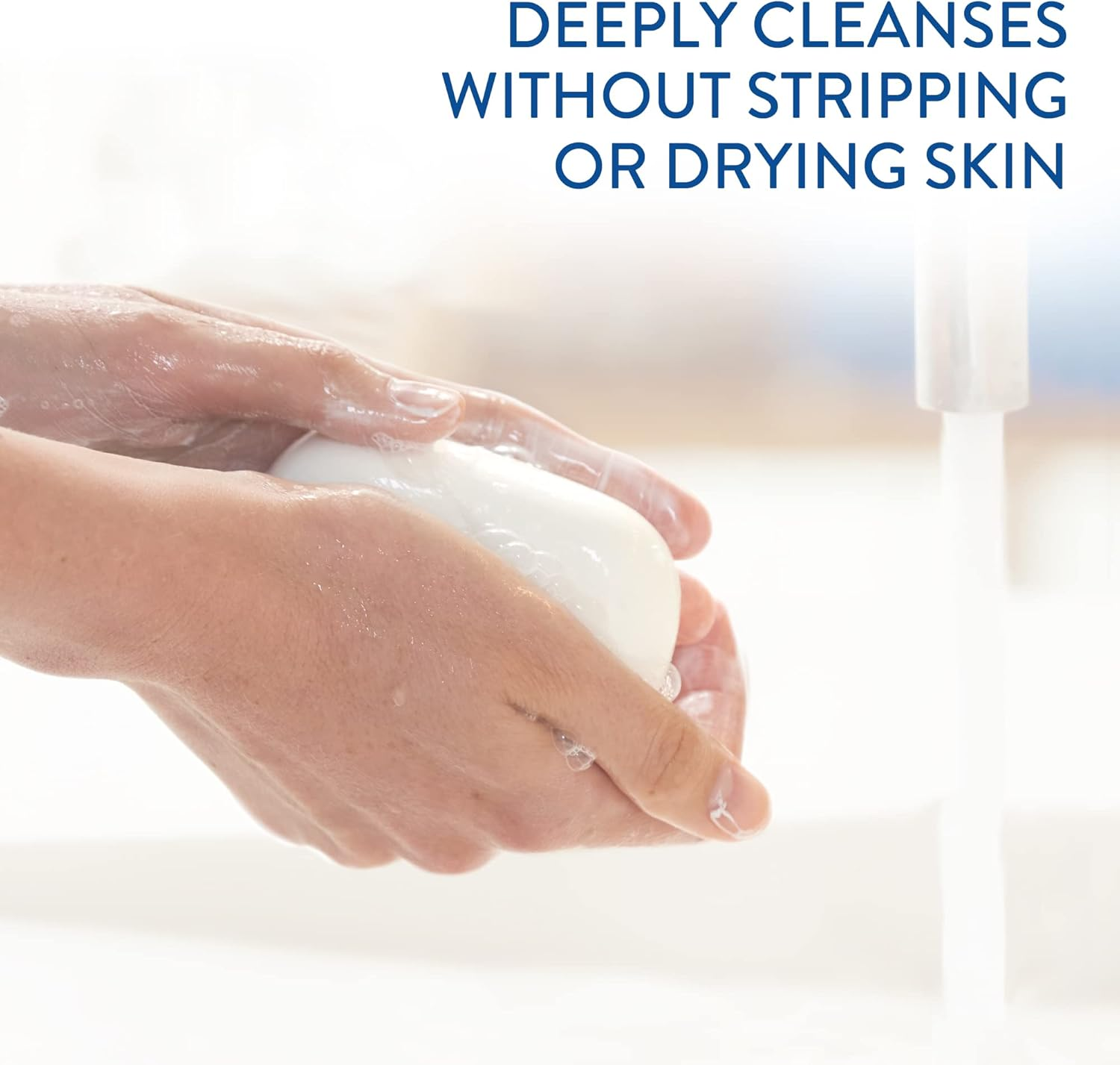 Cetaphil Antibacterial Cleansing Bar 127G, Dermatologist Tested, for Face & Body, Soap Free, Non-Comodogenic, Hypoallergenic, for Oily or Combination Skin, Suitable for Sensitive Skin image number 1