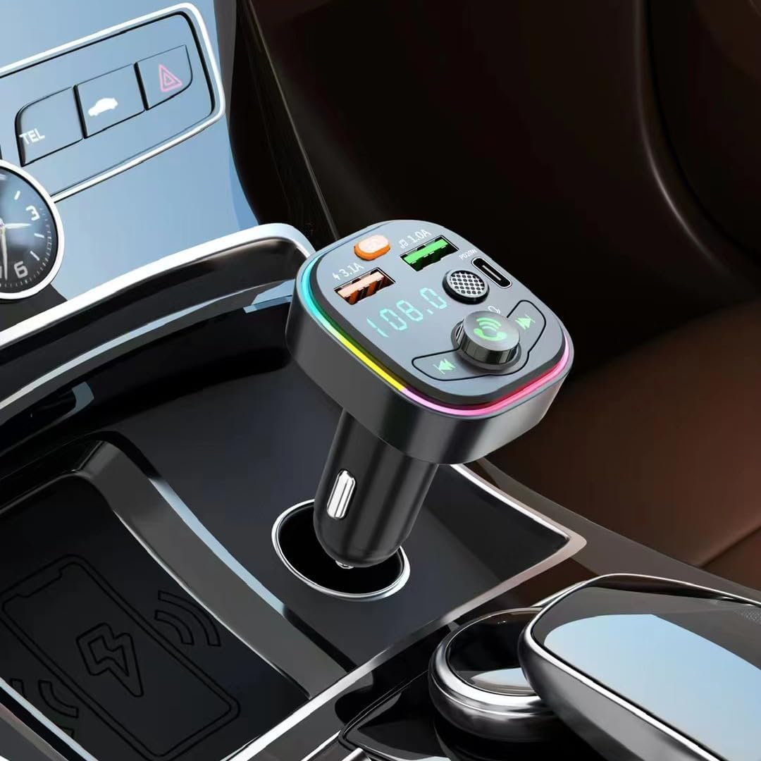 Tootoo Car FM Transmitter Bluetooth Wireless Handsfree Kit MP3 Player Adapter Charger image number 5