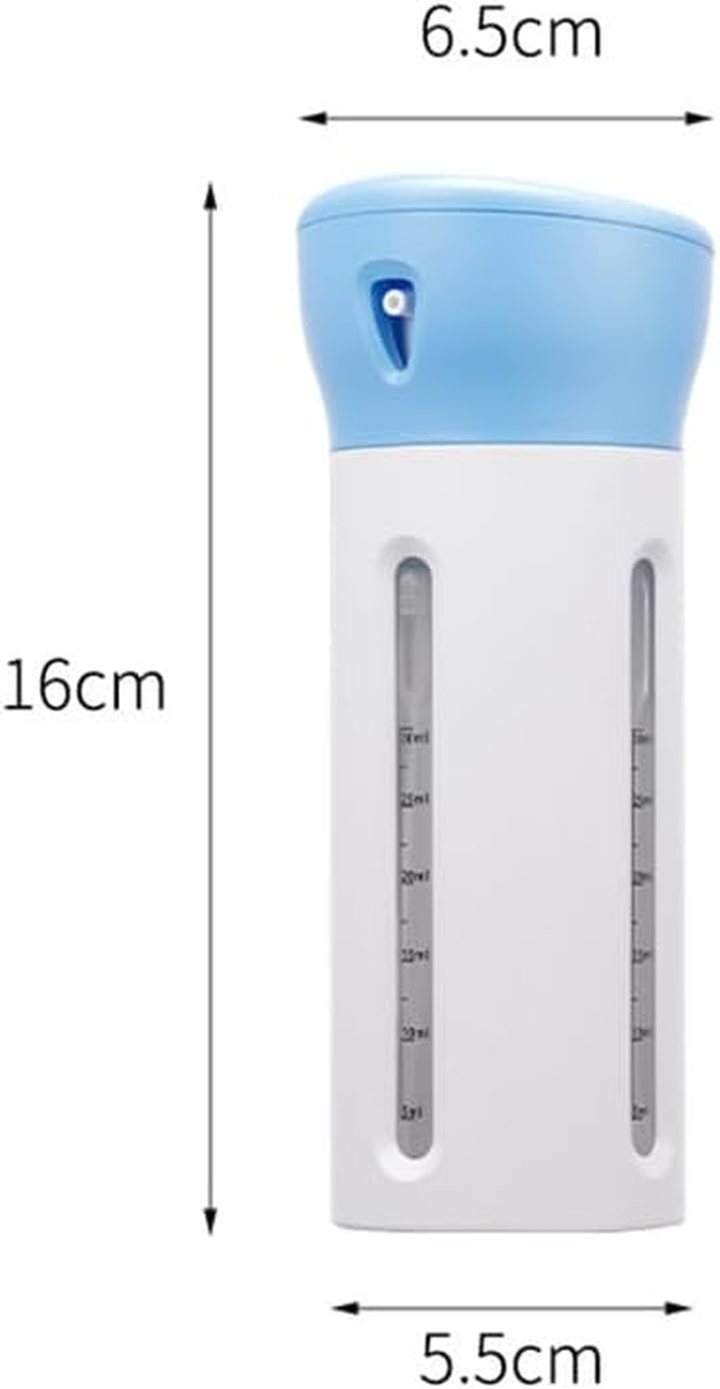 4 in 1 Travel Dispenser Bottle - Leak-Proof Travel Containers Bottles Toiletries Shampoo Lotion Gel Set, Refillable Travel Bottles for Air Travel Hiking Road Trip Toiletries image number 4