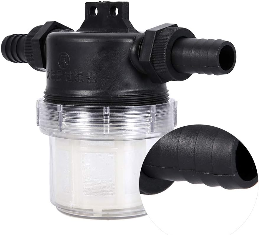 Water Pump Filter Filter, Inline Mesh Strainer Transparent Compact for Garden Irrigation Interface image number 3