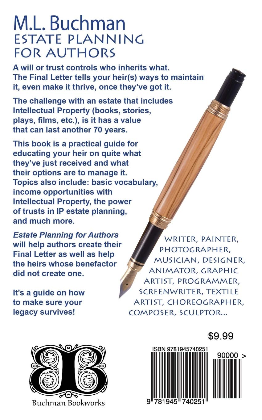 Estate Planning for Authors: Your Final Letter (And Why You Need to Write It Now): 2
