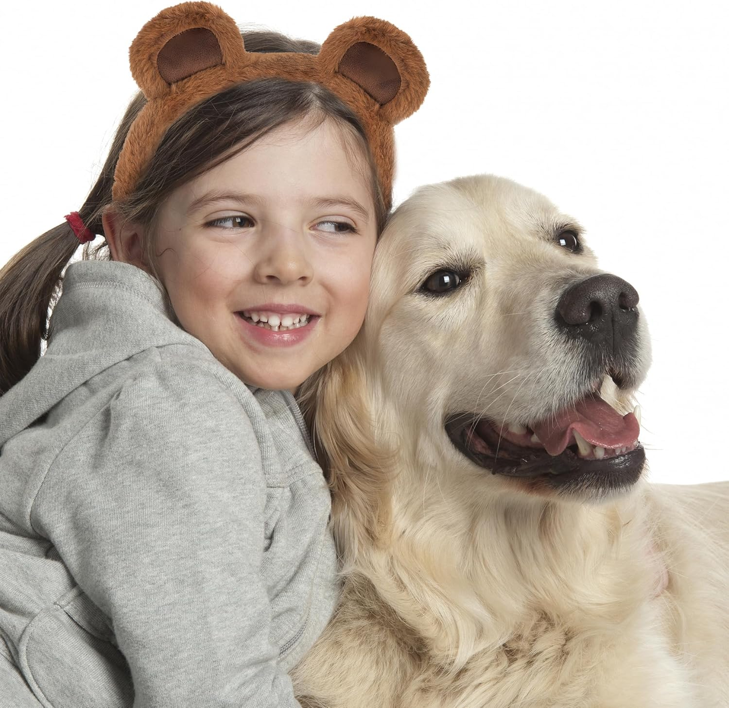 Fluffy Brown Bear Ears Headband for Adults- Perfect for Halloween Costume, Cosplay, Parties & Daily Wear image number 5