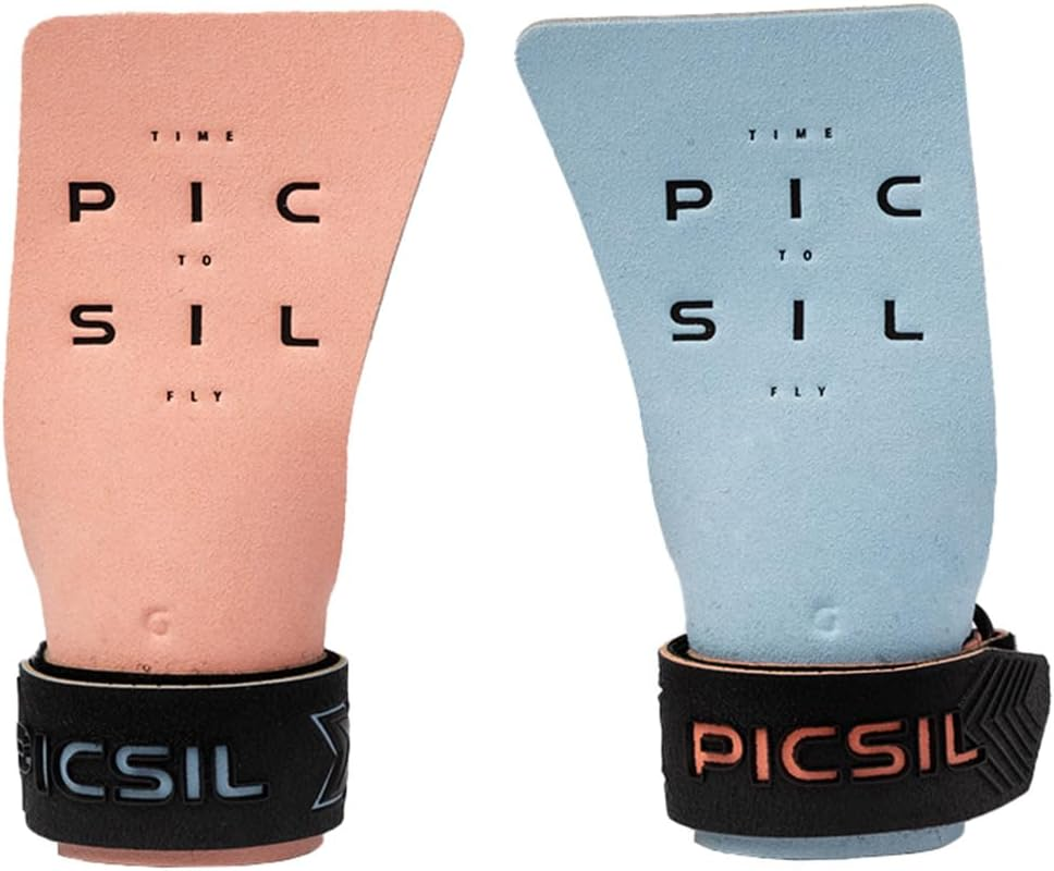 PICSIL Condor Grips, No Hole Leather Hand Grips, Increased Protection and Comfort, Hand Grips for Gymnastic, Cross Training, Pull Ups, Weightlifting, Prevents Blisters and Tears