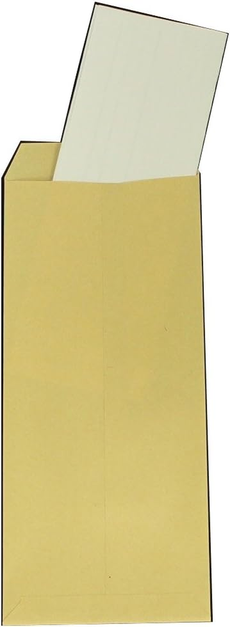 Maruai PN-148 Long No. 4 Brown Envelopes, Kraft Envelopes, 100 Sheets image number 1