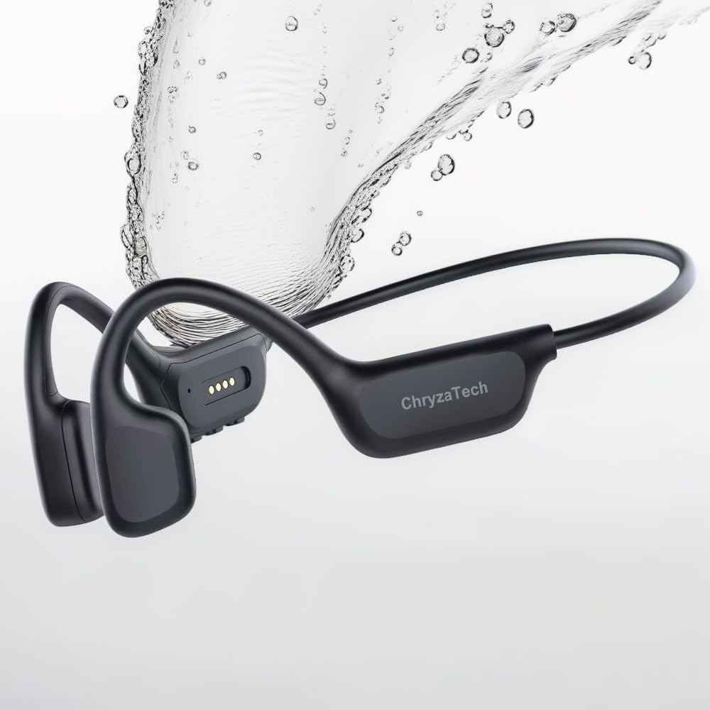 [2025 Flagship] Chryzatech-X7Max Bone Conduction Headphones | Open-Ear Safety | IPX8 Waterproof | 32G Local Storage| Long Battery Life&mdash;&mdash;Open-Ear Design, the New Benchmark for Safe Sports