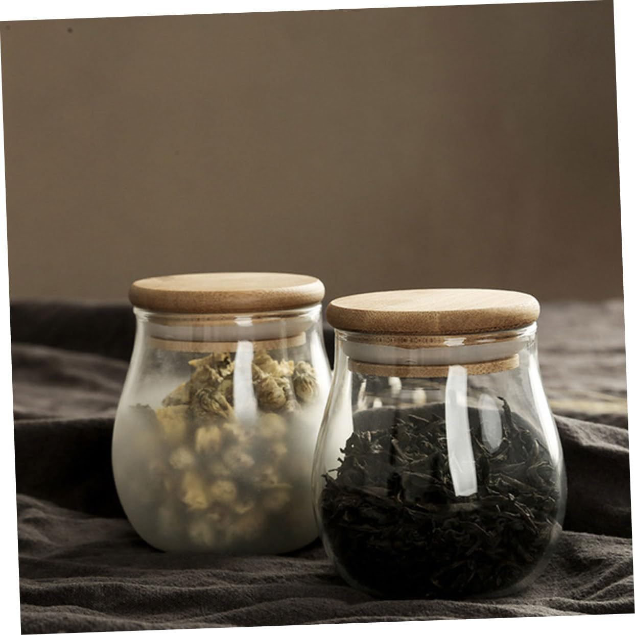 LABRIMP Tea Canister Storage Jar for Tea Leaves Multi-Purpose Jar for Home Party Shopping Mall image number 3