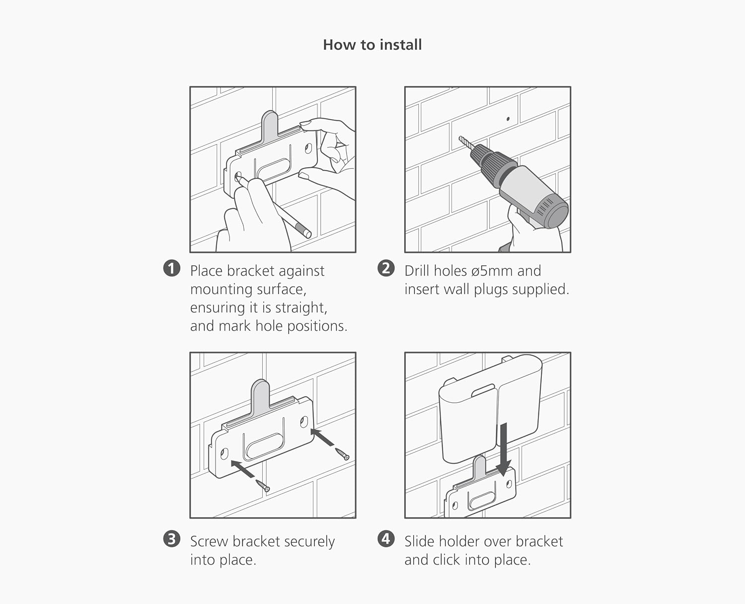 Joseph Joseph Cleantech Wall-Mounted Adjustable Long Handle Broom Sweeper with Dust-Shield Storage, Indoor Sweeping Floor Brush with Soft Bristles and Comb image number 3