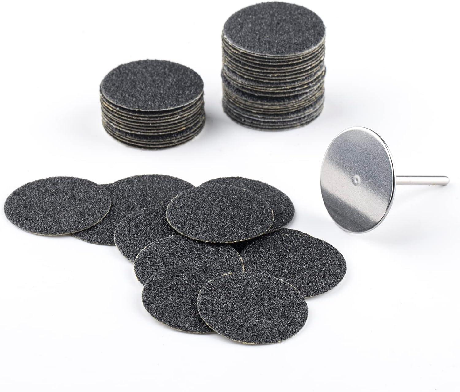 BNG Foot File for Callus Remover, Pack of 50, Foot Sandpaper, Replacement Foot Files Pads with Electric Sanding Disc Shaft for Cracked Heels, Hard Dead Skin, Pedicure Set #80 image number 3