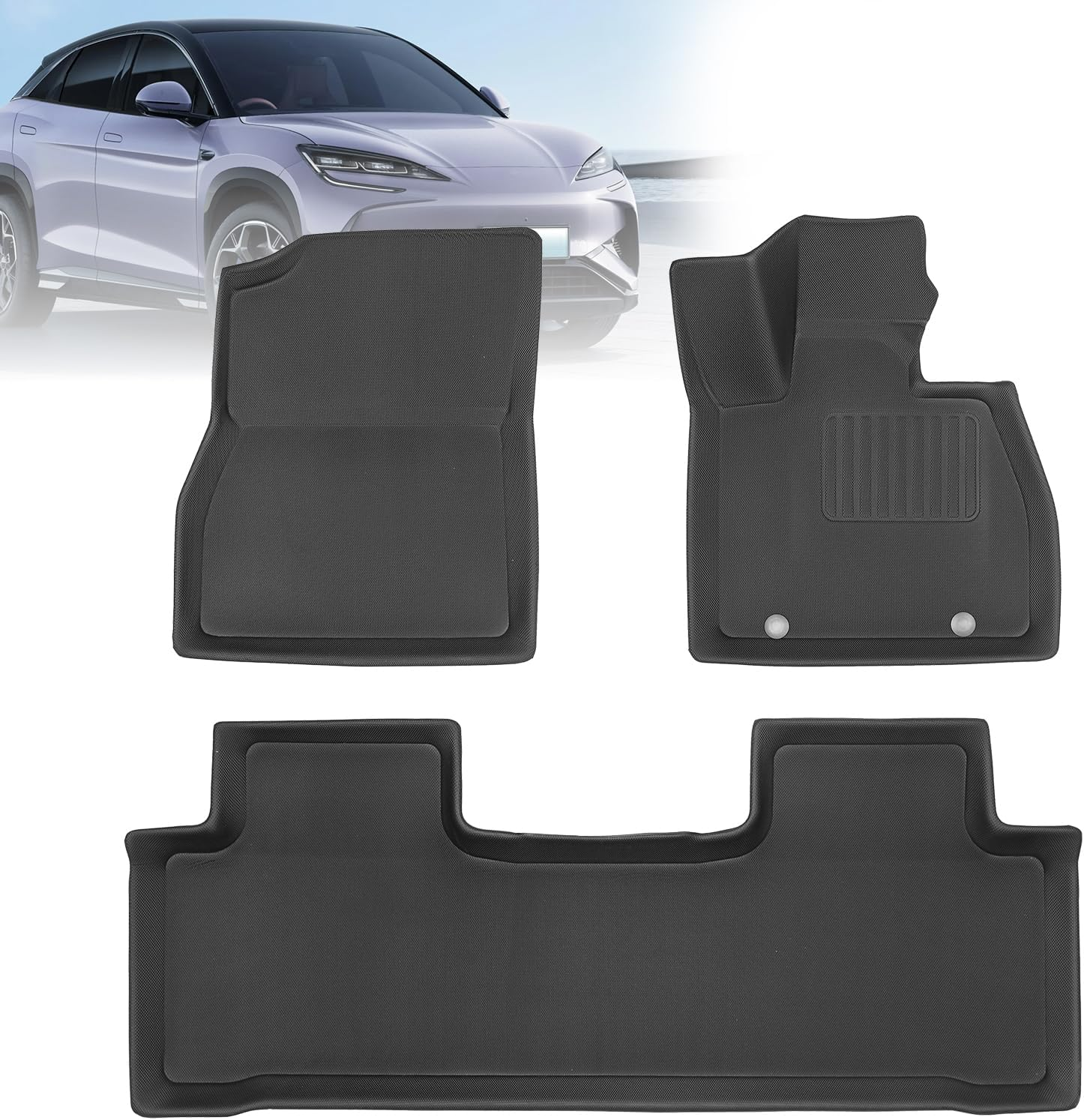 BYD Sealion 7 XPE 3D Mats 2025 BYD Sealion 7 All Weather Floor Mats (3Pcs) image number 3