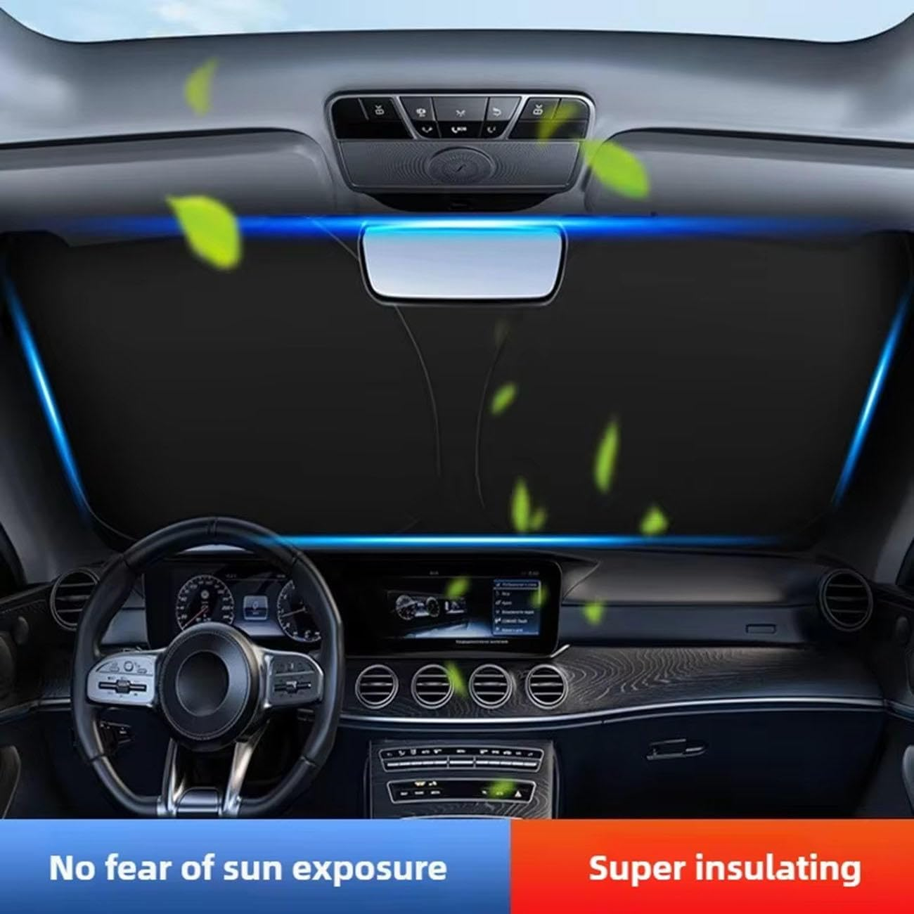 Fit for Lexus LX 470 J100 1998-2007,Car Sun Shade Windshield,Foldable Automotive Windshield Sunshades,Auto Interior Accessories