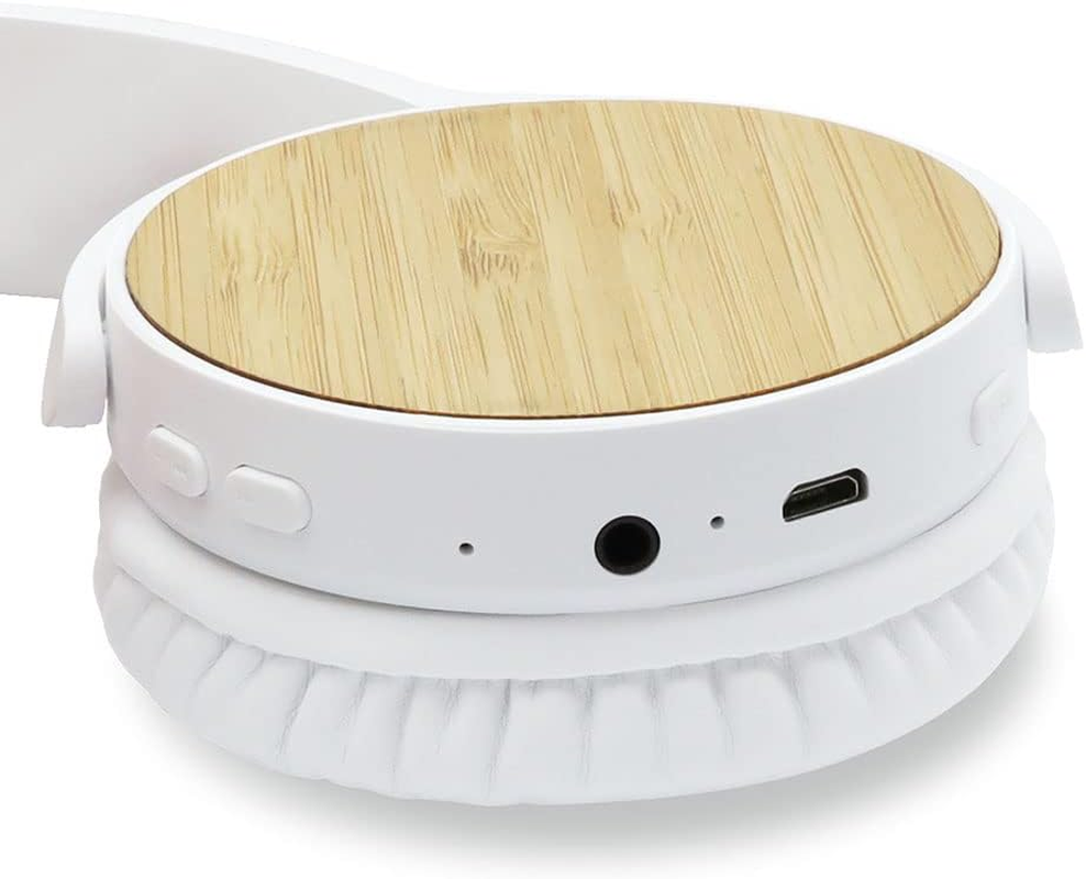 Wireless Bluetooth Headphones, Lightweight, Adjustable and Foldable, Bamboo image number 5