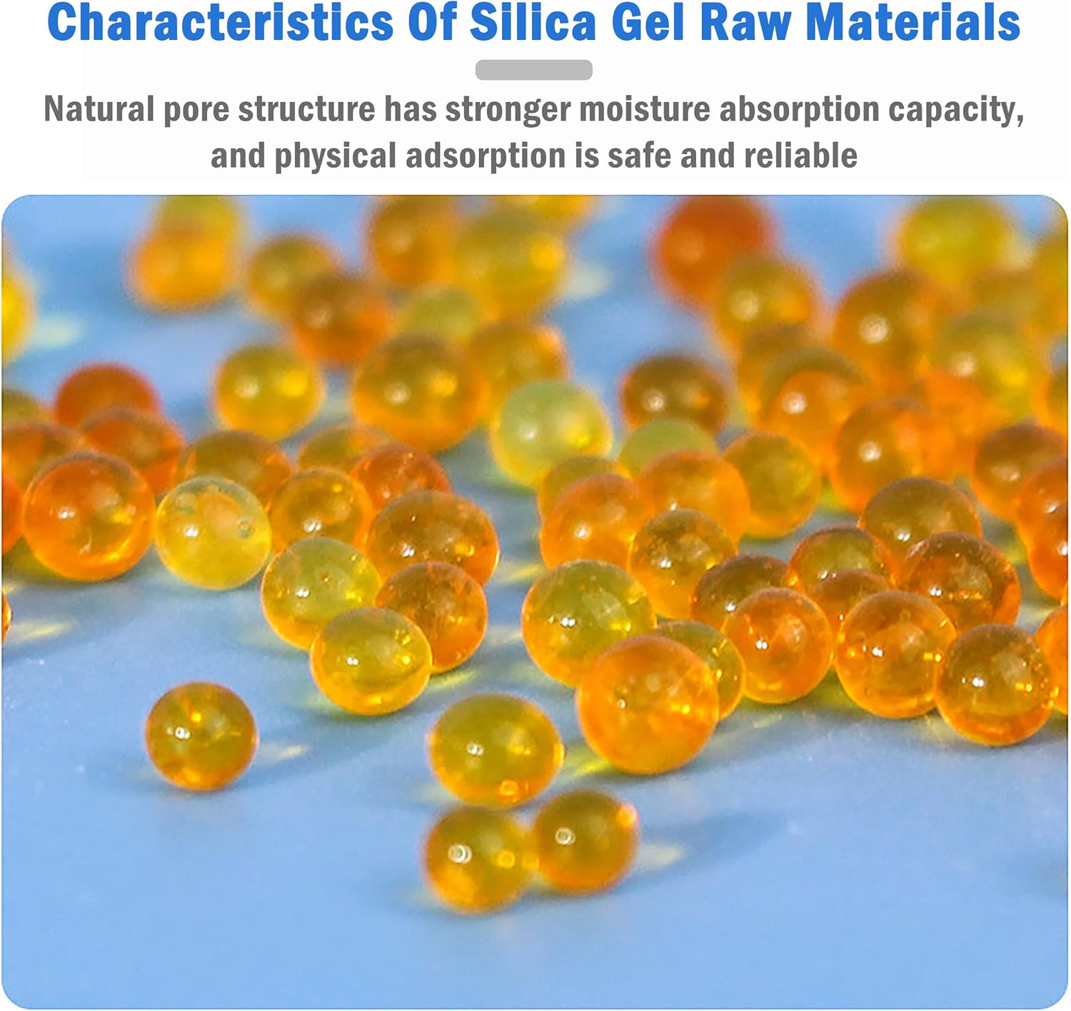 Orange Silica Gel Packets, 10 Gram 100 Packs Premium Desiccant Packs for Storage, Moisture Absorbers for Control Absorbing, Desiccant Dehumidifiers Bags for Electronics, Clothes Shoes, Jewelry, Spice (100) image number 6