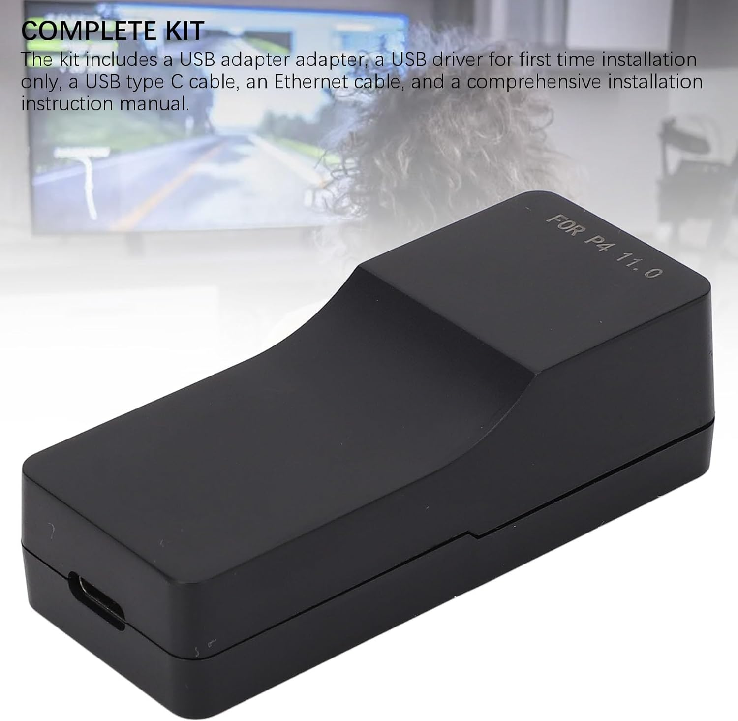 JB Tool USB Adapter for FW 11.0 System, USB Dongle Adapter Seamless Connection for JB Gaming Tool Kit, Ethernet Port, with Type C Cable for FW 11.0 System image number 3