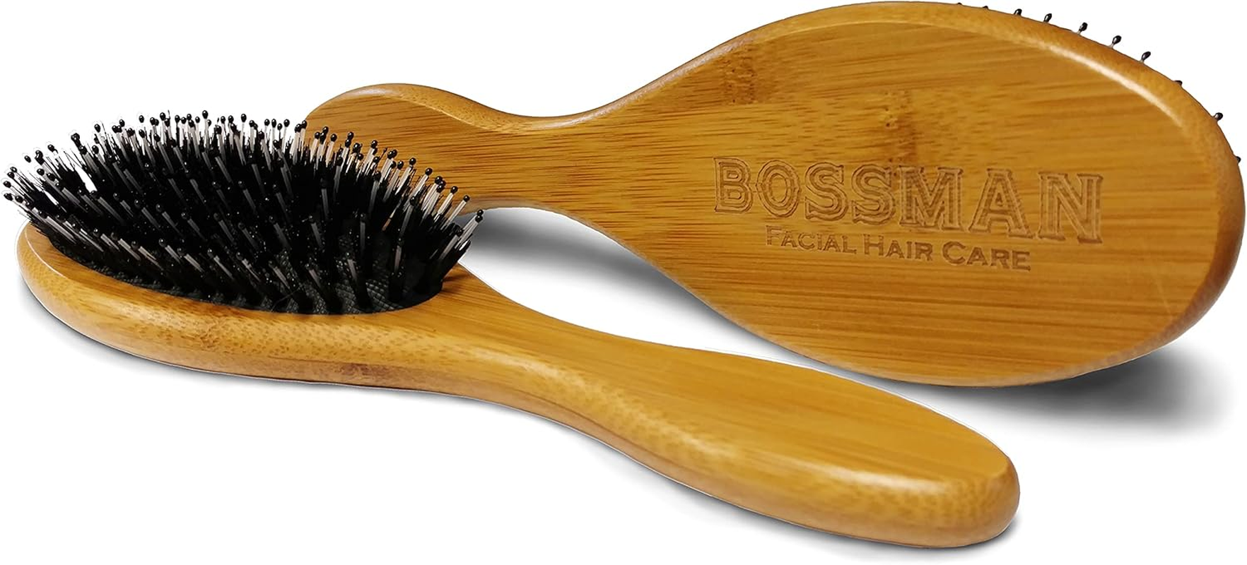 Bossman Boar Hair and Nylon Beard and Hair Brush