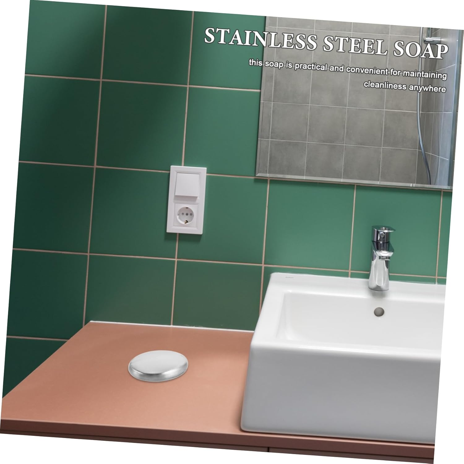 BIUDECO 2Pcs Stainless Steel Soap Bars Odor Remover Soap for Hands Home Kitchen image number 1