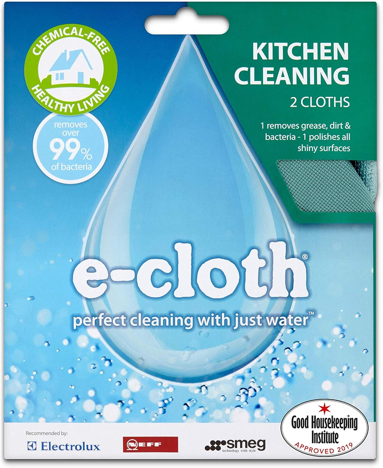 E-Cloth Kitchen Cloth Bathroom Cleaning Cloth Twin Pack image number 6