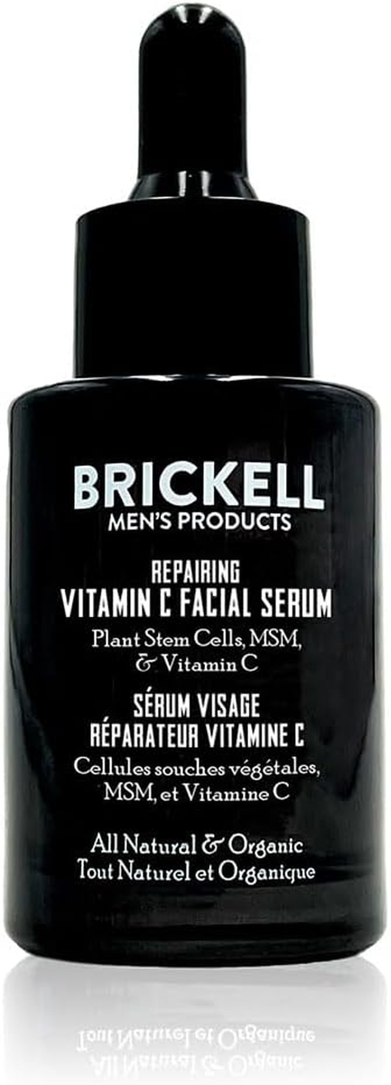 Brickell Men'S anti Aging Vitamin C Serum for Face, Repairing Night Face Serum for Men, Natural and Organic Hyaluronic Acid Serum for Face to Diminish Wrinkles and Reduce Redness, 30Ml, Unscented image number 6