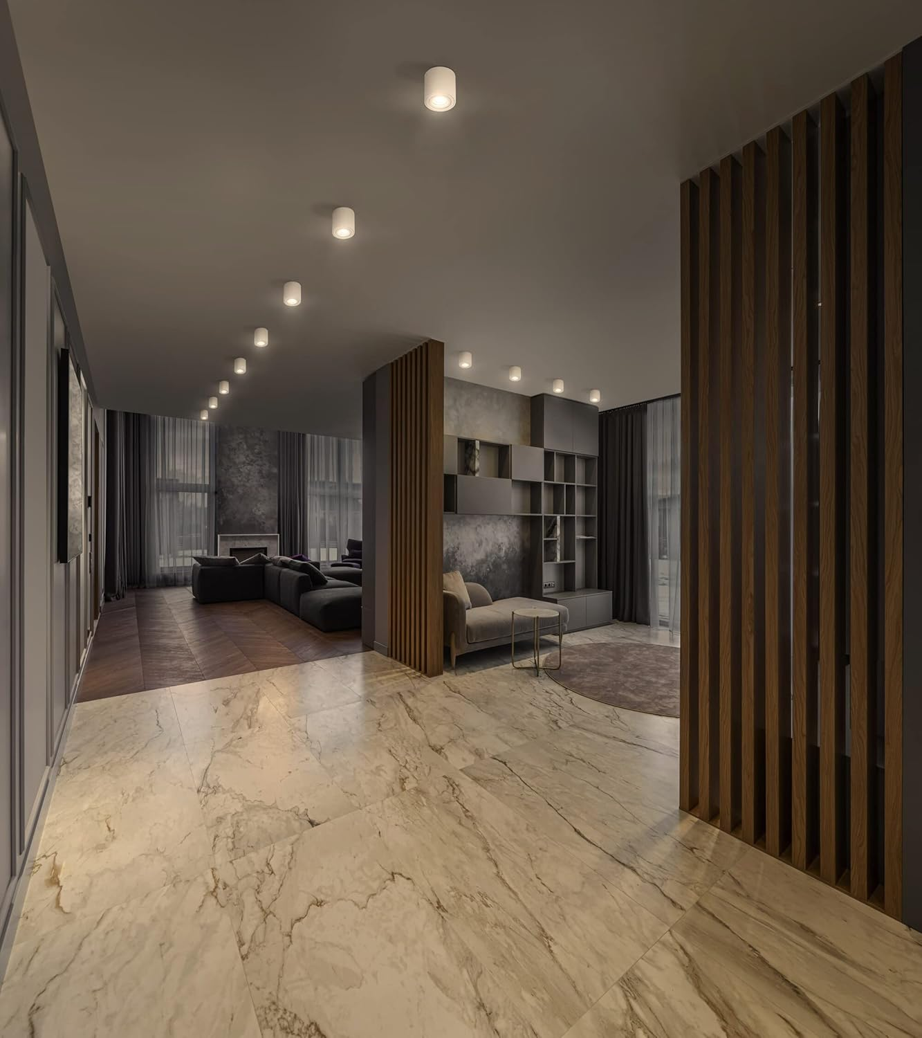 LEDVANCE Spot Surface round Ceiling-Mounted Spot, White, with GU10 Base, Can Be Fitted with a Normal or Smart Lamp, Flexible Beam Angle, IP20 Protection, High-Quality Housing image number 3