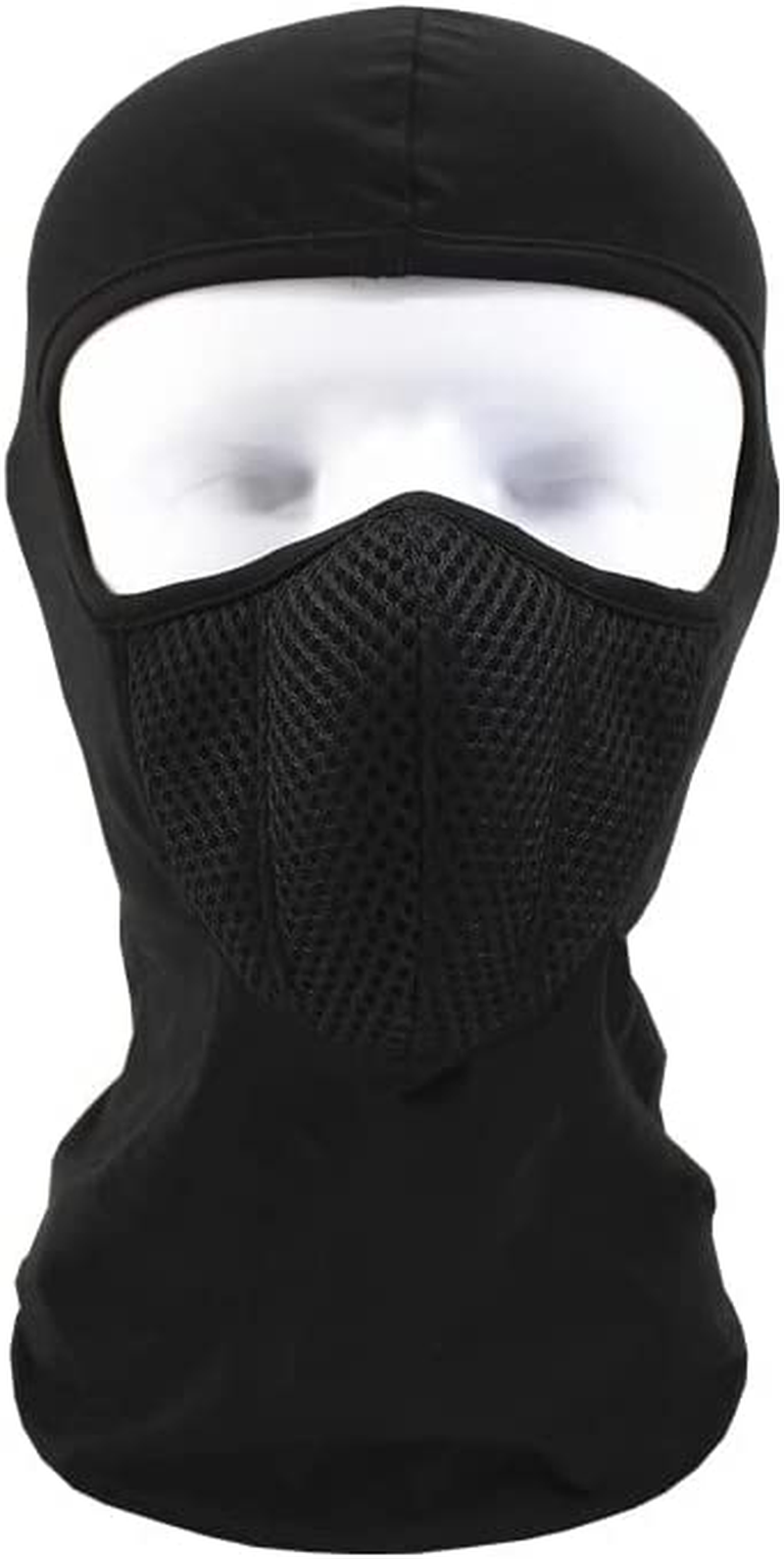 Nomel Ski Motorcycle Cycling Balaclava Full Face Mask Neck Scarf Windproof Outdoor AU (Black) A43 image number 6