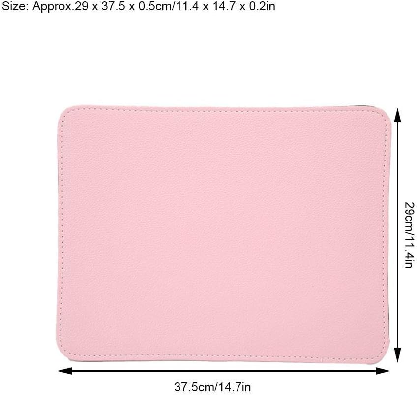 Washable Nail Art Table Mat, Foldable Nail Art Hand Pillow, Manicure Desk Mat, Soft PU Leather Manicure Arm Rest Cushion, for Nail Art Salon Home(Pink) image number 6