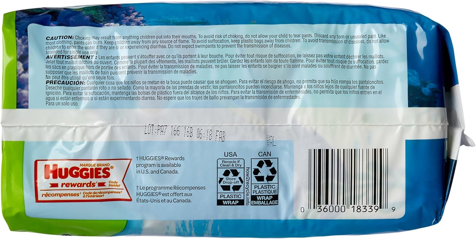 Huggies Little Swimmers Swim Nappy Small (7-12Kg) 36 Count image number 6