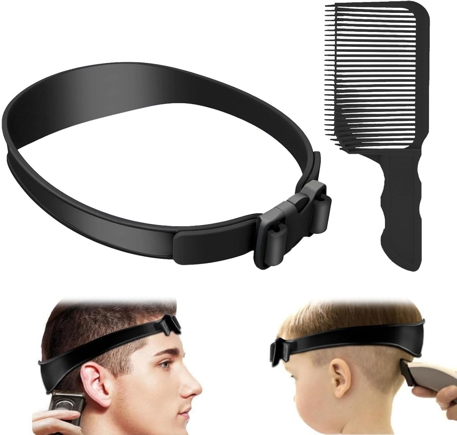 SSKHE Haircut Stencil, Easy Hair Cutting Aid, Professional Hair Cutting Stencil image number 3