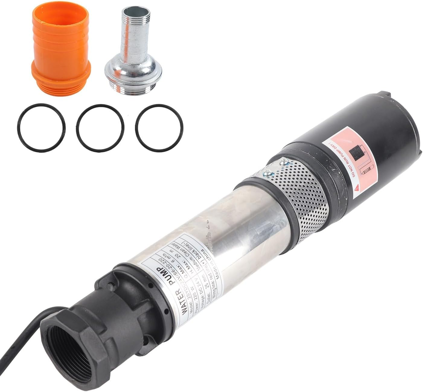 Cryfokt Powerful DC Deep Well Pump for Agricultural Irrigation with Large and High Stroke image number 1