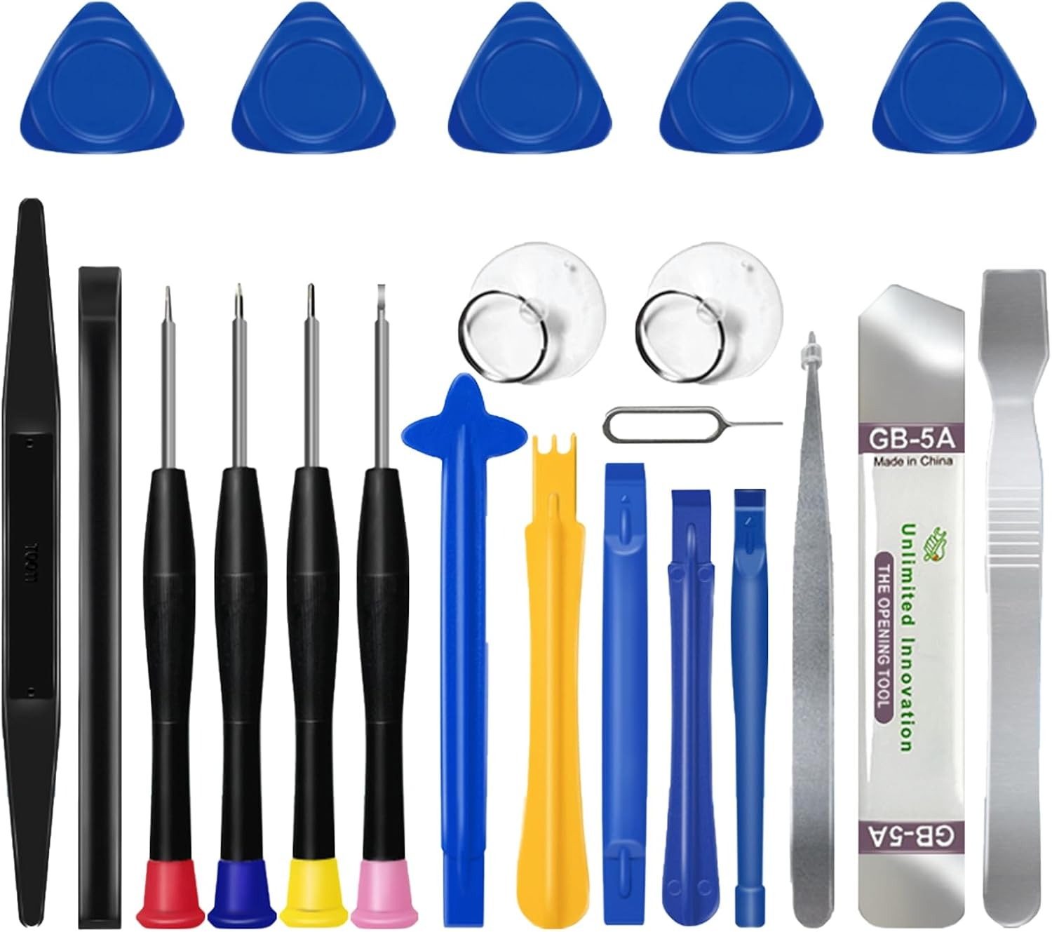 EFAITHFIX 22 in 1 Repair Tool Kit, 22-Piece Opening Pry Tool Screwdriver Set, Electronics Magnetic Precision Screwdriver Set for Iphone,Ipad,Computer,Cell Phone,Laptop,Tablet,Macbook,Watch,Camera, Etc image number 5