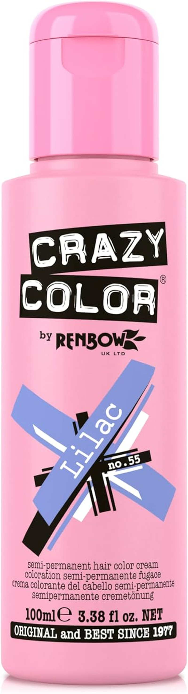 Crazy Color Semi Permanent Hair Colour, 051 Bordeaux, 100 Ml