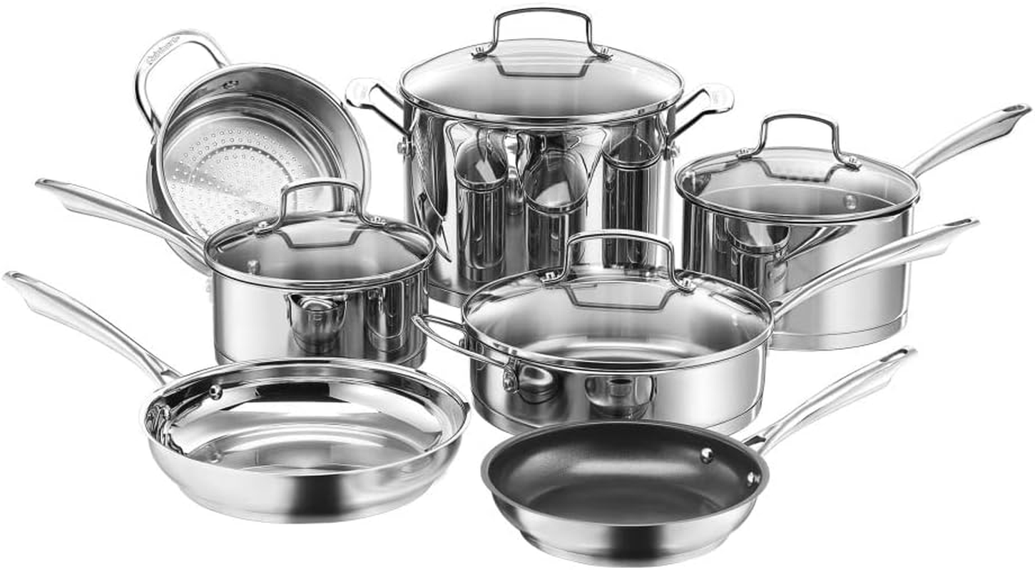 Cuisinart 89-11 11-Piece Professional Stainless Cookware Set image number 6