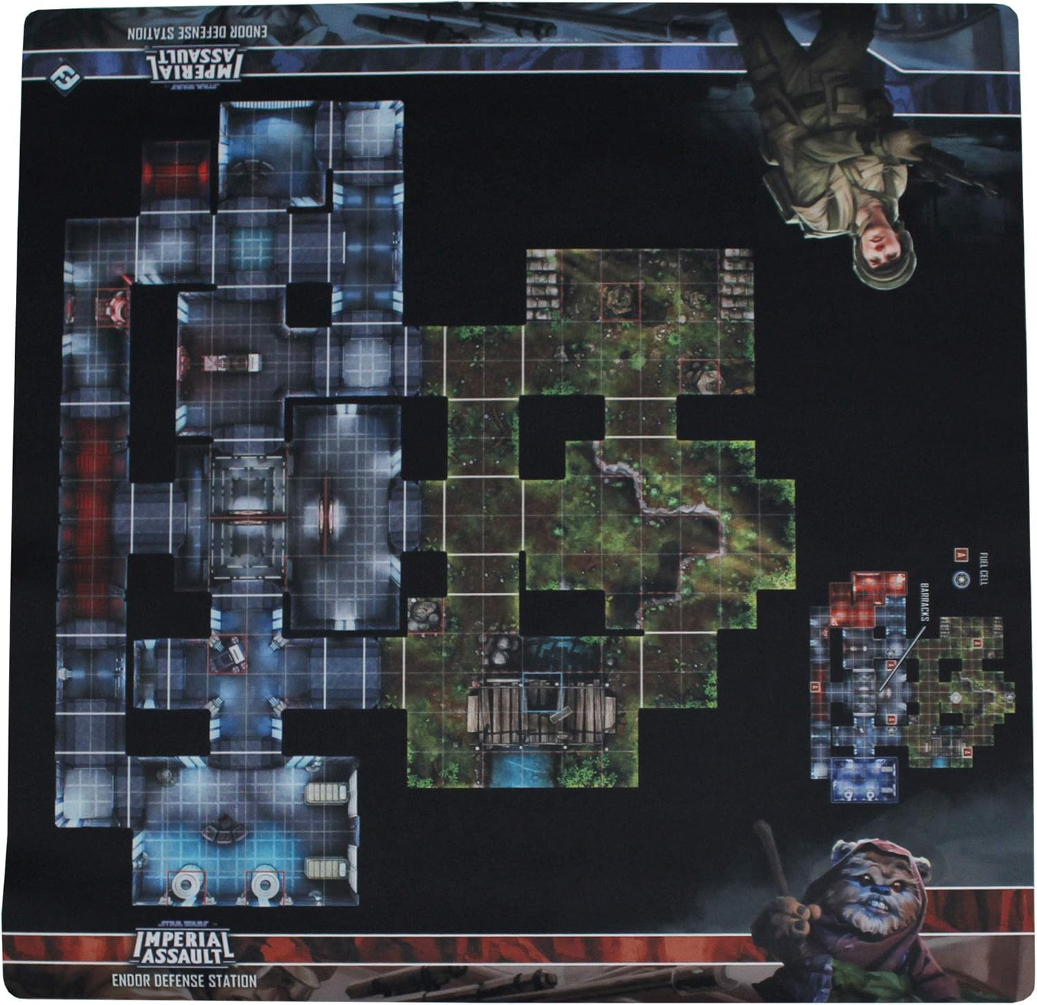 Fantasy Flight Games Star Wars Imperial Assault Skirmish Map Endor Defense Station Game