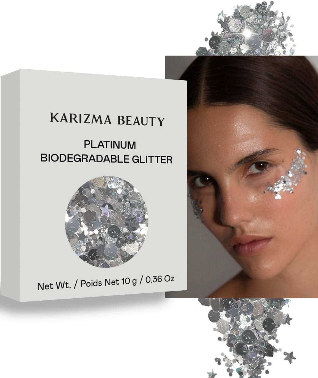 Unicorn Strobe Chunky Glitter // Karizma Beauty for Face and Body Festival Sparkles 10G